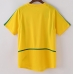 Brazílie 2002 Retro Domácí Dres Krátký Rukáv